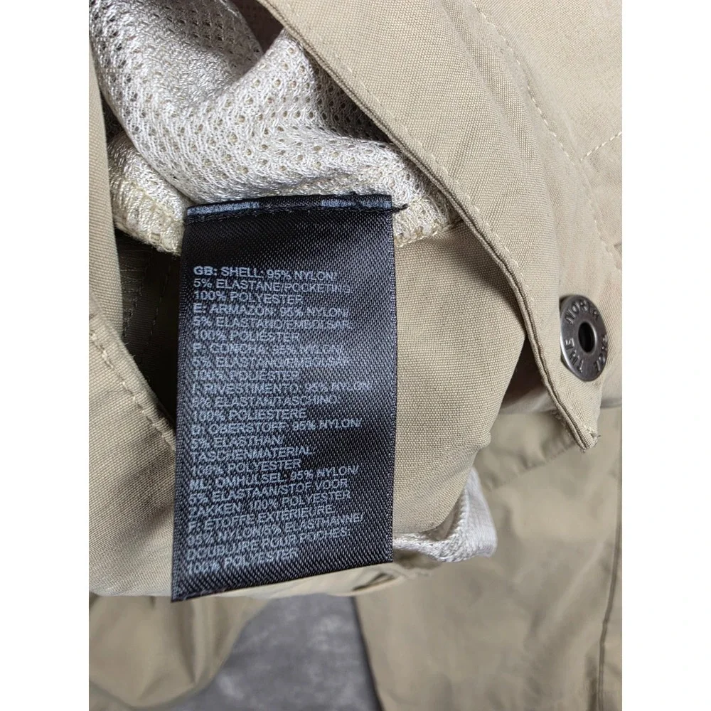 The North Face Rock Away Pants Mens 38x32 Tan Hiking Outdoor Stained F00CE6F
